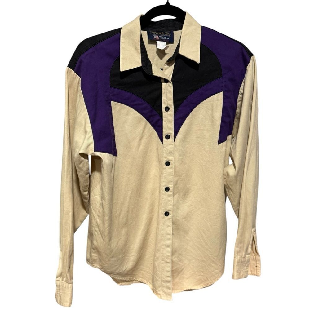 Panhandle Slim USA Made Vintage Cowboy Western Rodeo Shirt - Picture 4 of 8